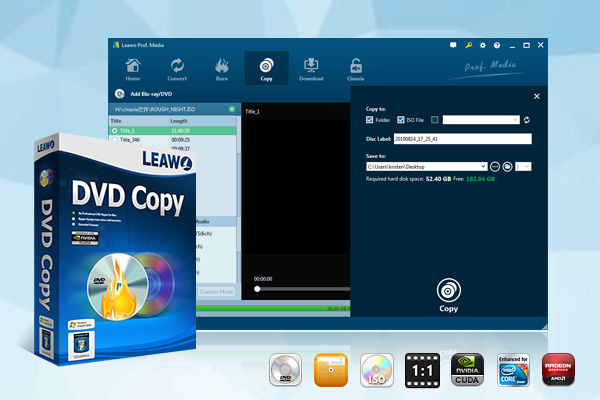 Click to view Leawo DVD Copy 7.6.0.0 screenshot