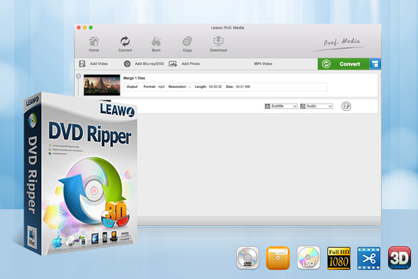 Leawo DVD Ripper for Mac 7.7.0 full