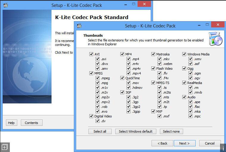 K lite codec pack 604 standard free download for xp