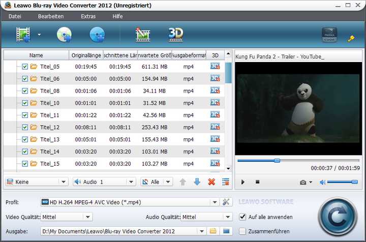 Leawo Blu-ray Video Converter 2012
