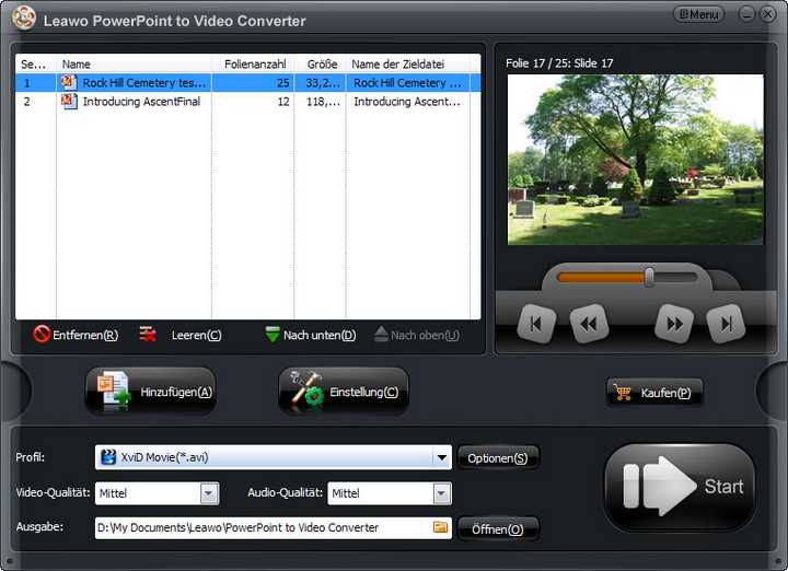 Leawo PowerPoint to Video Converter