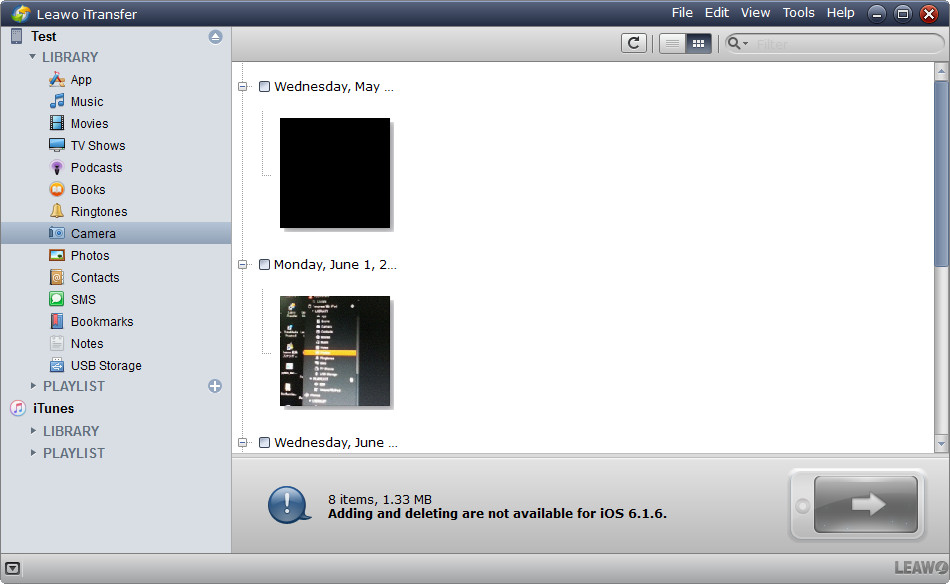 select-camera-test | Leawo Tutorial Center