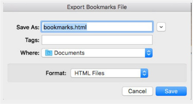 import safari bookmarks into firefox