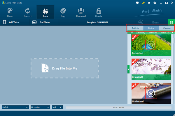 Can I Download Windows DVD Maker Menu Template | Leawo Tutorial Center