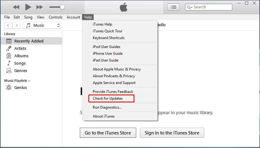 Convert-iTunes-to-MP3-check-itunes-update   
