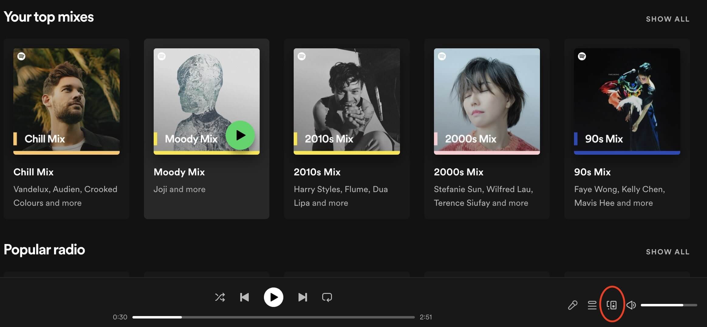  Spotify-web-player-connect-device  