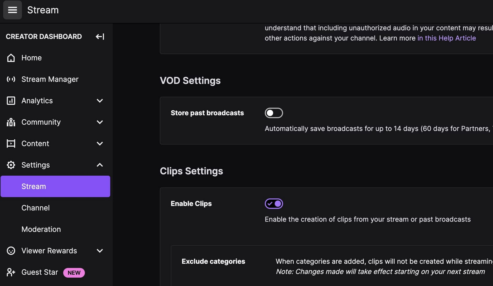   twitch-not-saving-streams-broadcast-settings 