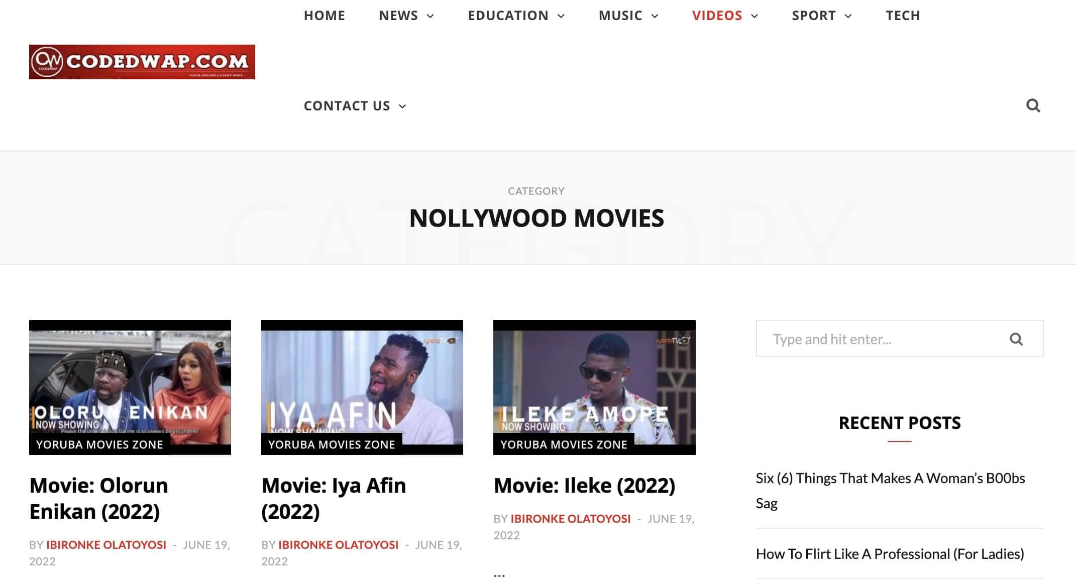 尼日利亚电影-Codedwap   