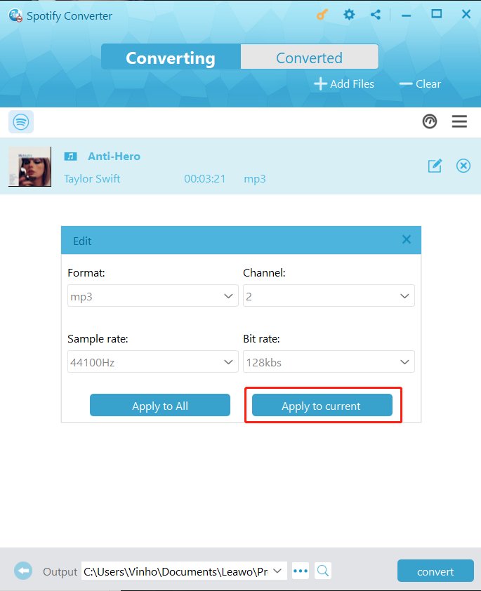  Spotify 无互联网连接-leawo 设置参数  