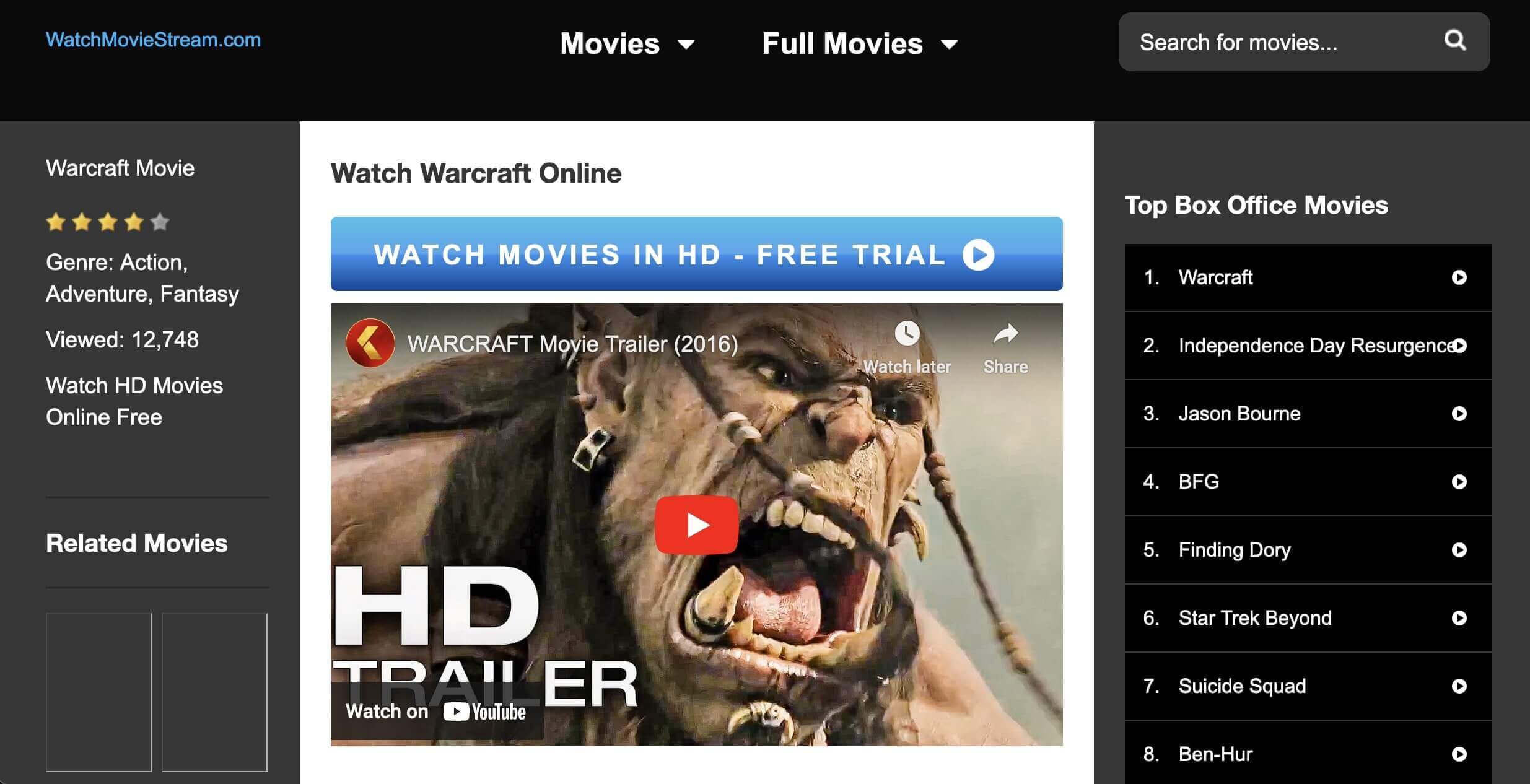   FlixTor 替代方案 - WatchMovieStream 