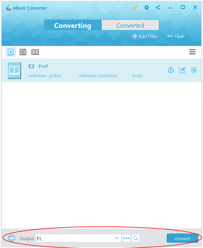 set converting directory and convert