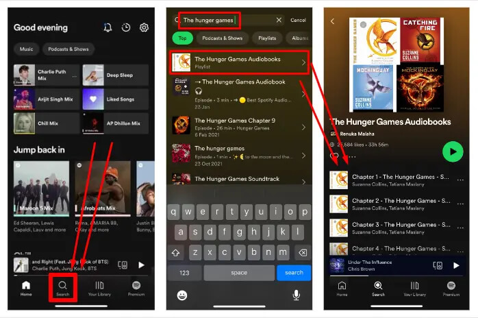  Find-audiobooks-on-spotify-mobile  
