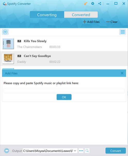   audiobooks-on-Spotify-leawo-add-files 