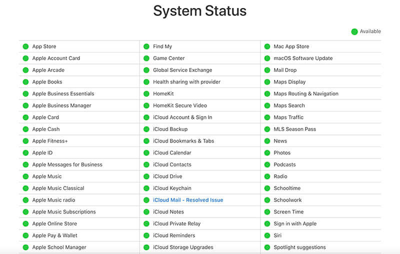 SSL 錯誤 iPhone 檢查伺服器狀態  