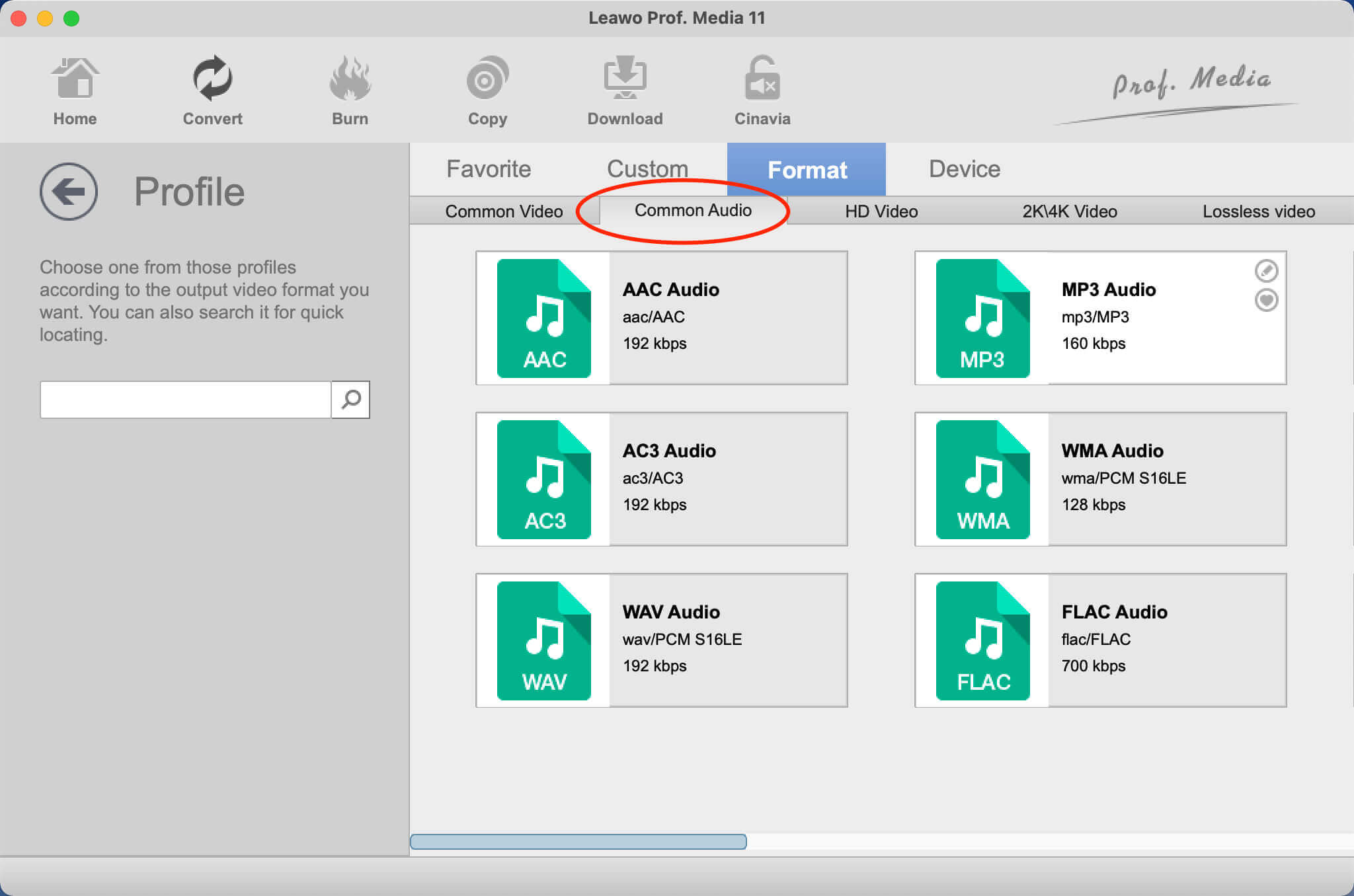 twitter-to-mp3-converter-set-output-format  