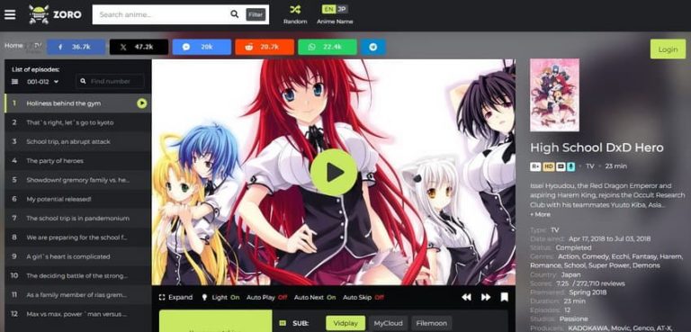 5 Places to Watch High School DxD Uncensored Free | Leawo