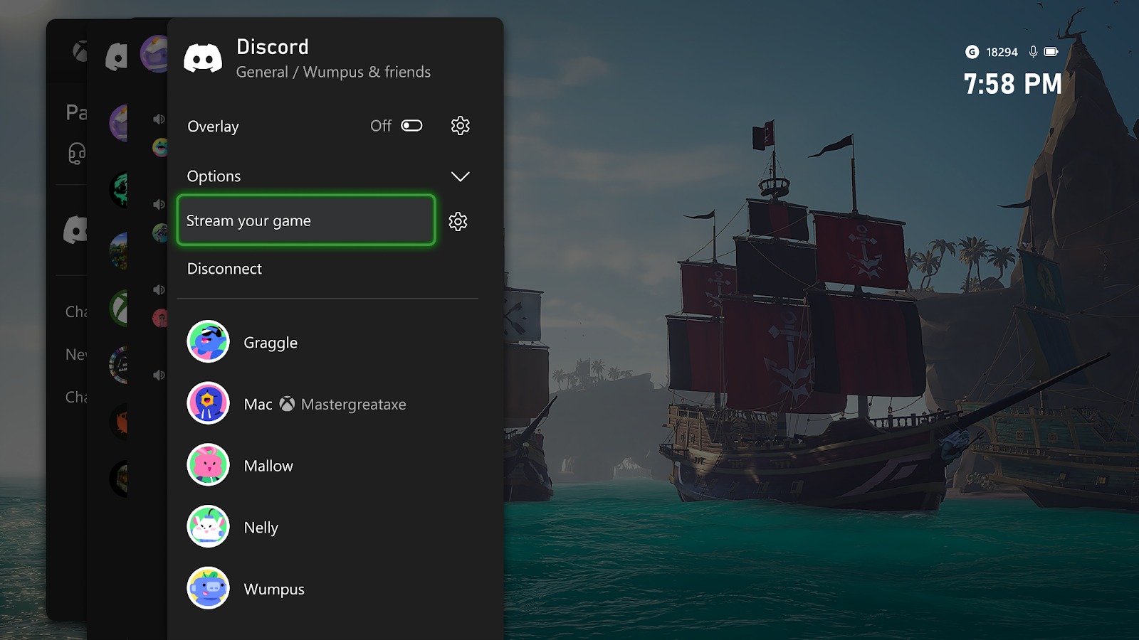 share xbox screen on discord