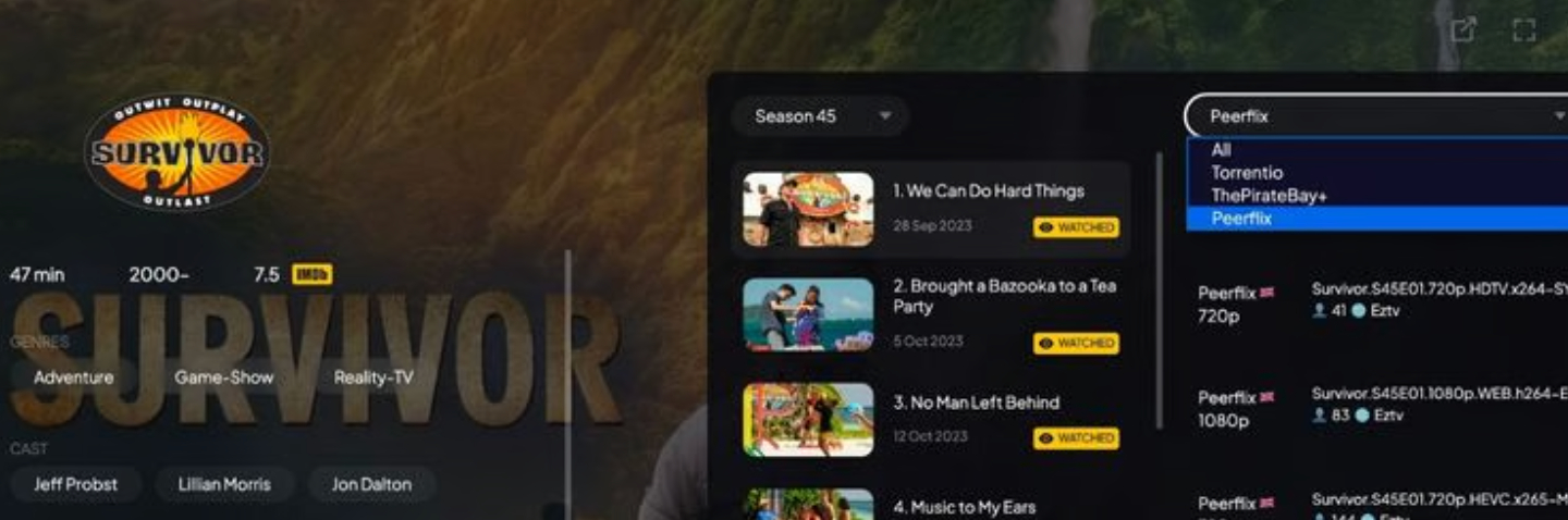 使用 stremio 插件