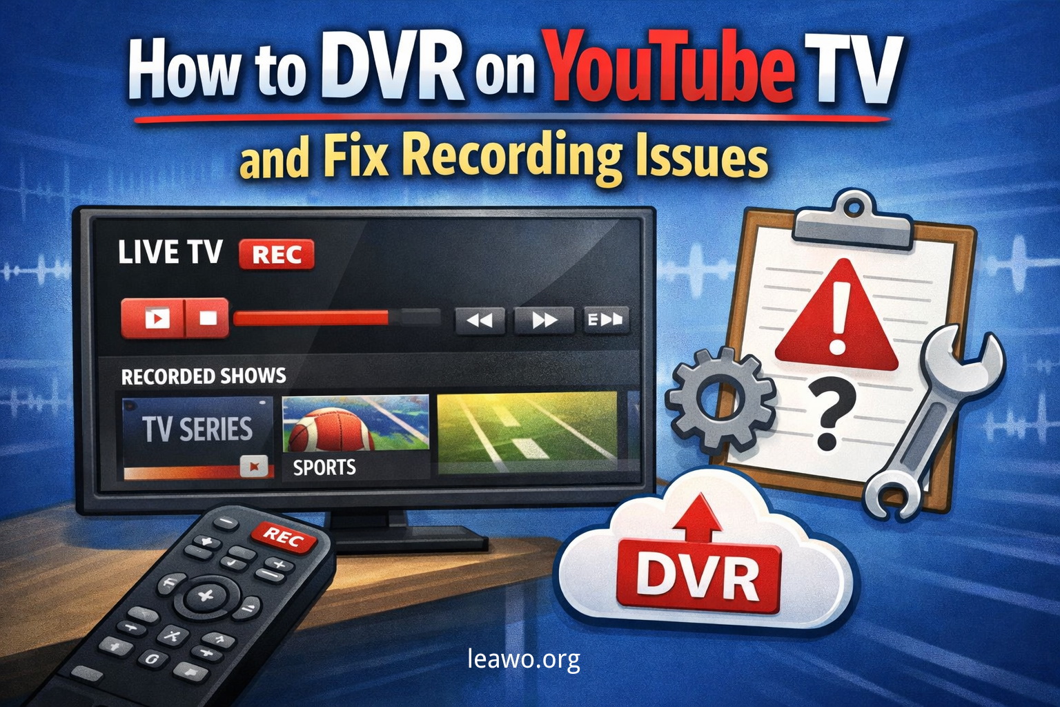 How to DVR on YouTube TV and Fix Recording Issues