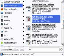 FLV auswählen