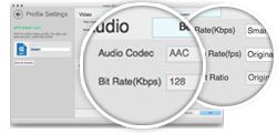 subtitle and audio track selectable