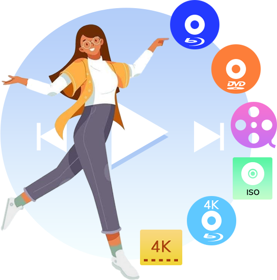 6-in-1 Free Blu-ray/DVD/Video… Media Player Software