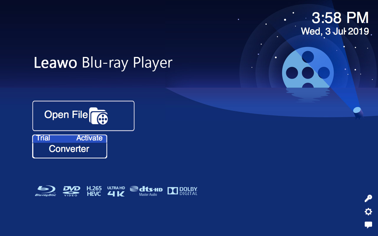 leawo blu ray player guide