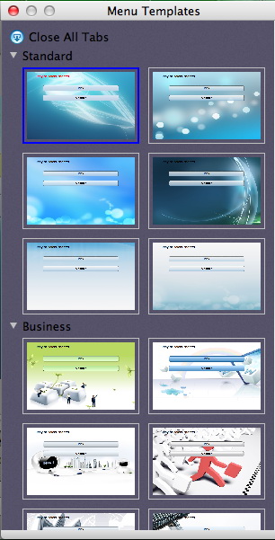 menu-templates