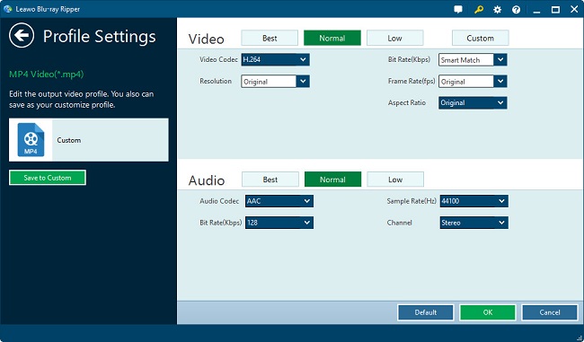 adjust video and audio parameters