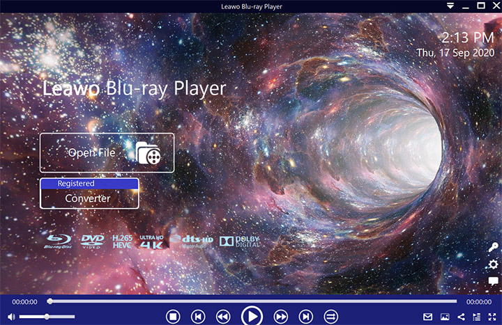 Leawo Blu-ray Player-BD-再生