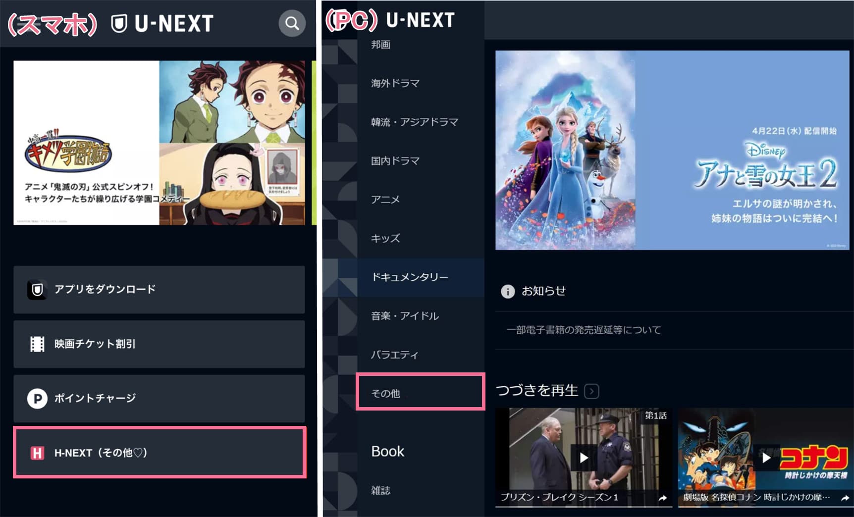 最新最全】H-NEXTとは？U-NEXTとの違い・視聴履歴・見方・料金プラン  