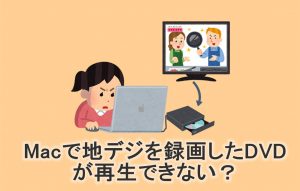 Macで地デジを録画したDVDが再生できない？Macで録画DVDを見る...