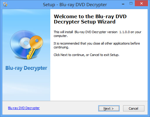 Install Blu-ray Decrypter