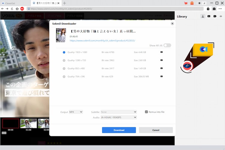 Sokmil Downloader Step3