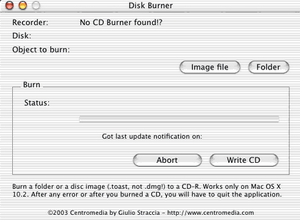 Disc Burner for Mac