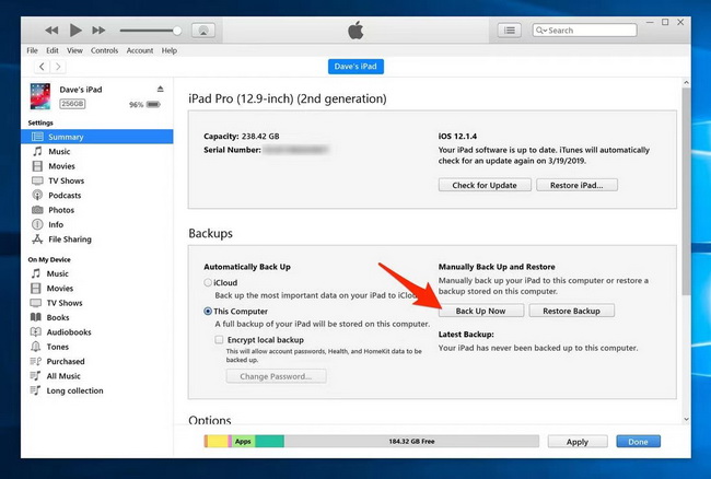 how-to-back-up-iPad-to-iTunes-02