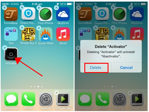 Delete Apps Directly from the Home Screen