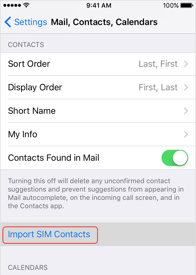 transfer contacts to iphone