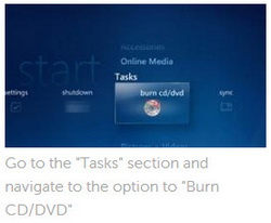Open DVD burning module
