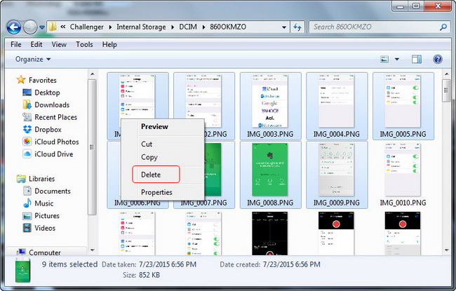 how-to-delete-all-photos-on-iPhone-at-once-on-computer-with-File-Explorer