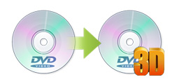 Convert common 2D DVD to 3D video