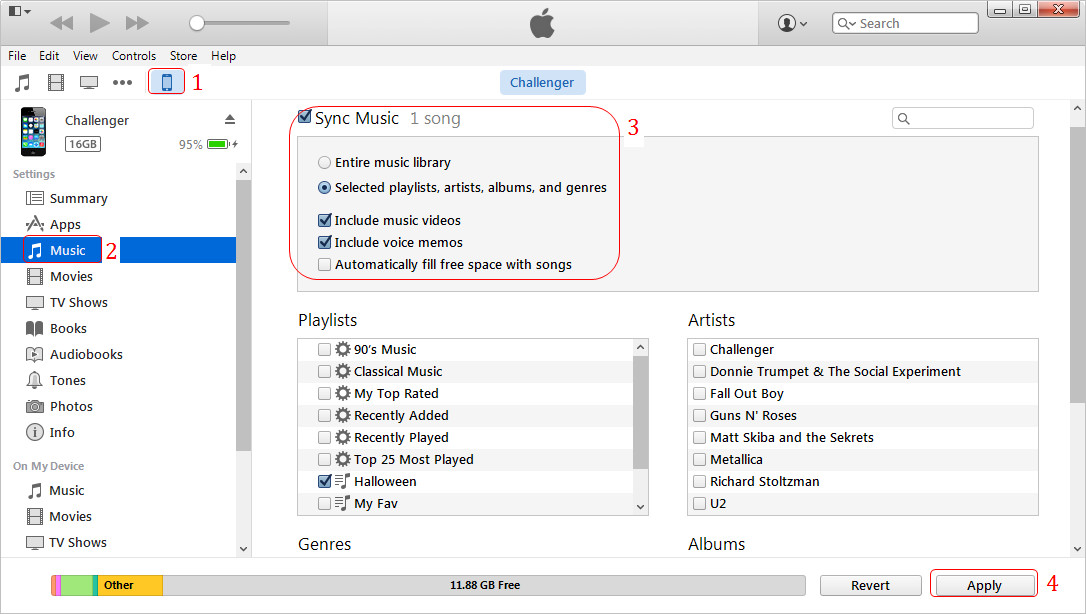 Syncing iPhone with iTunes