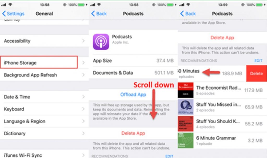 delete-downloaded-music-and-podcasts-to-free-up-storage-space-on-iphone-podcasts-11