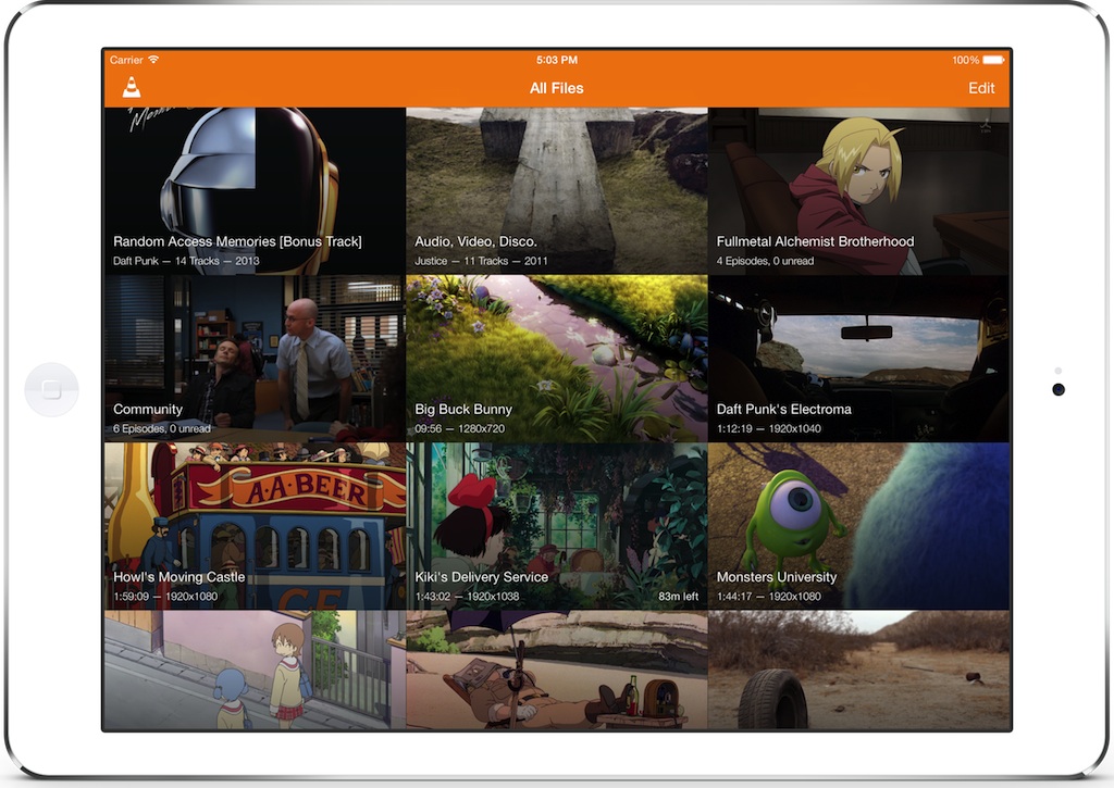 VLC for iPad