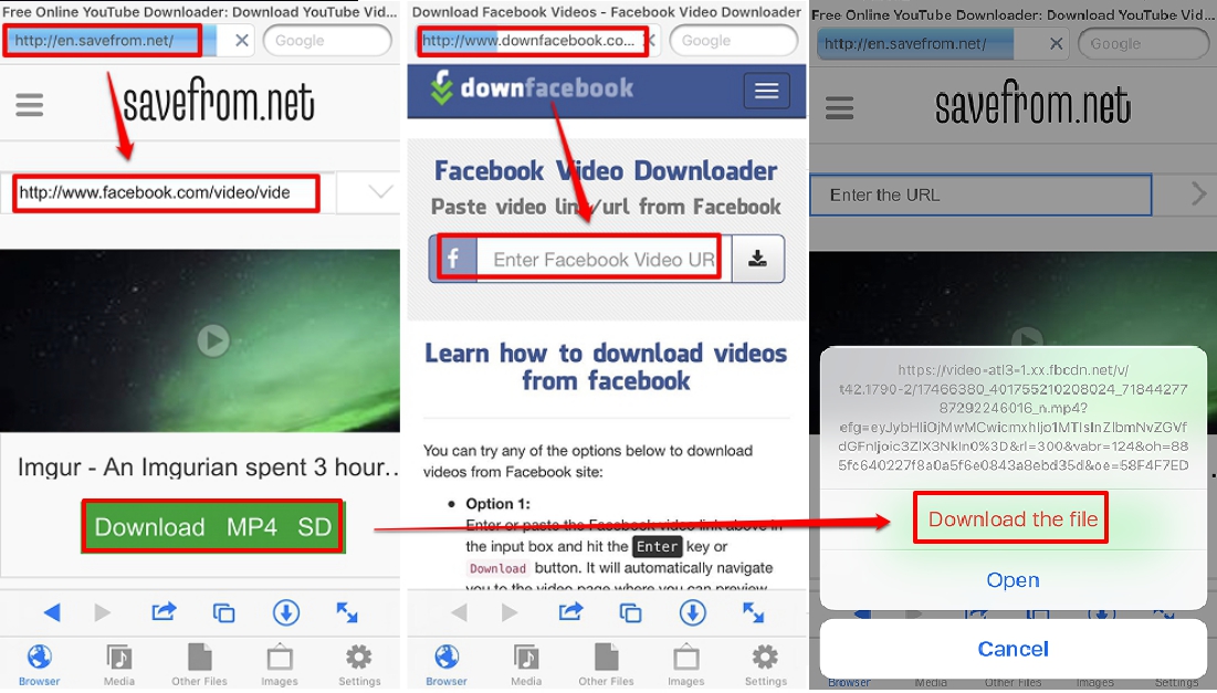 facebook video download app for iphone