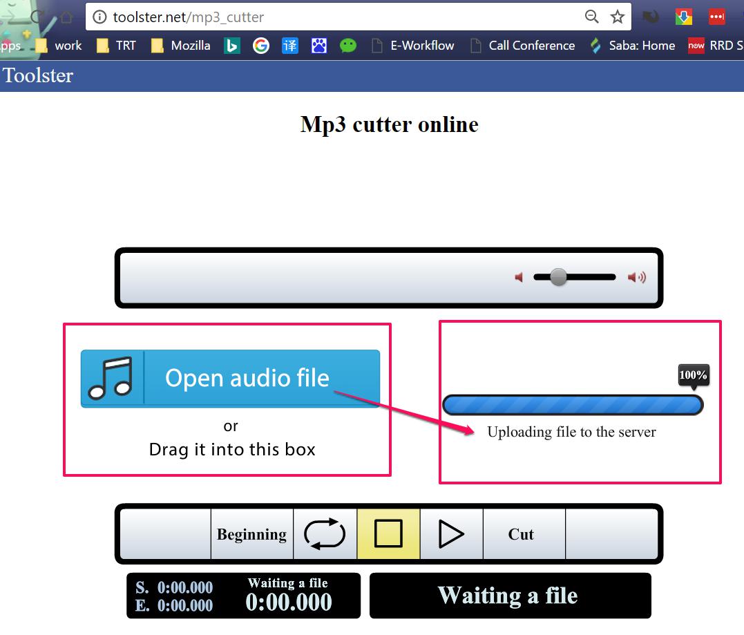 Open your local audio file