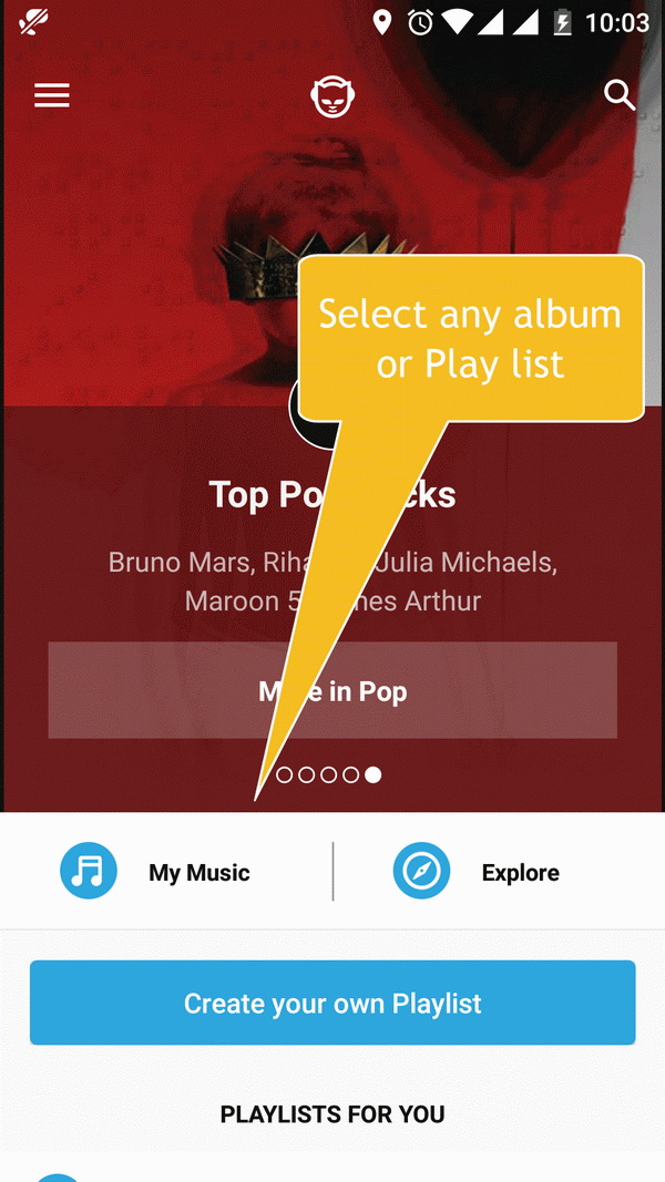download-napster-music-android