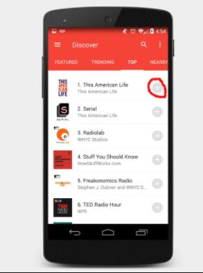 download podcasts on android manually
