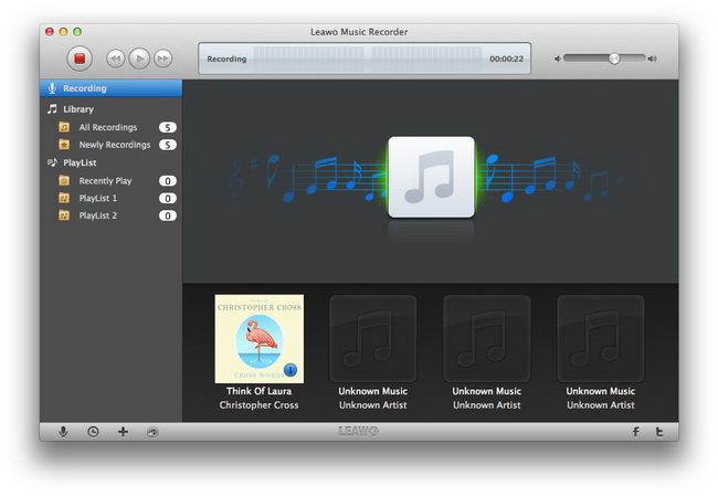 best-audio-recording-software-for-mac-Leawo-Music-Recorder