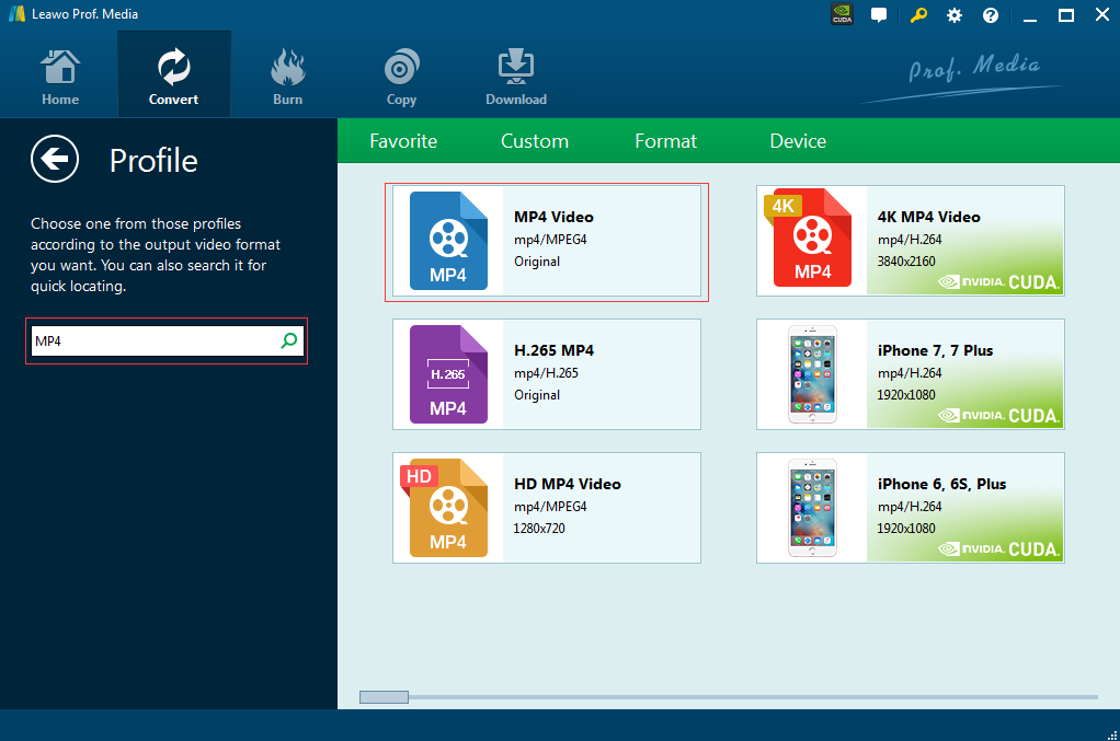 How to convert MPG to MP4 | Leawo Tutorial Center